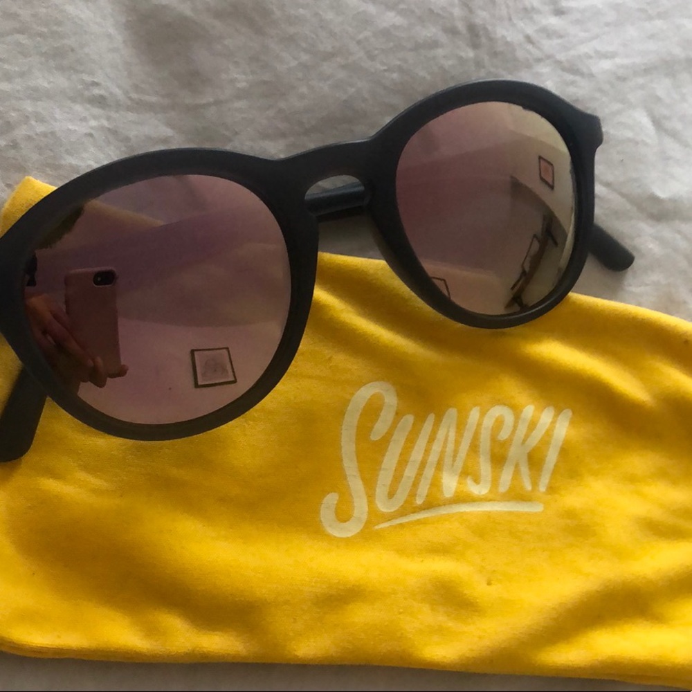 Sunski Singlefin polarized round sunglasses